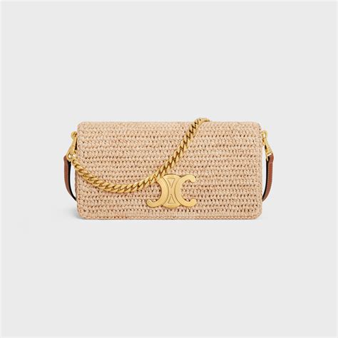 celine raffia crossbody|MULTIPOCHETTE IN RAFFIA .